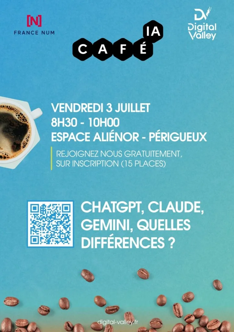 Affiche : Café IA Juillet