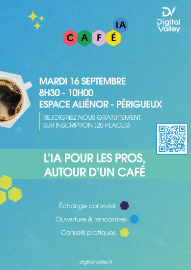 Affiche : Café IA Septembre