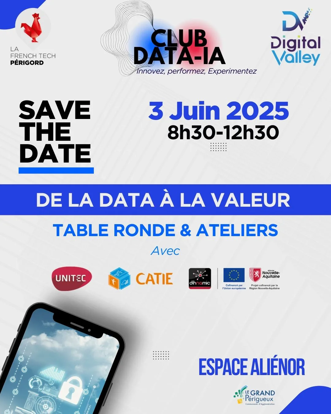 Affiche : Club Data-IA #1 — De la data à la valeur
