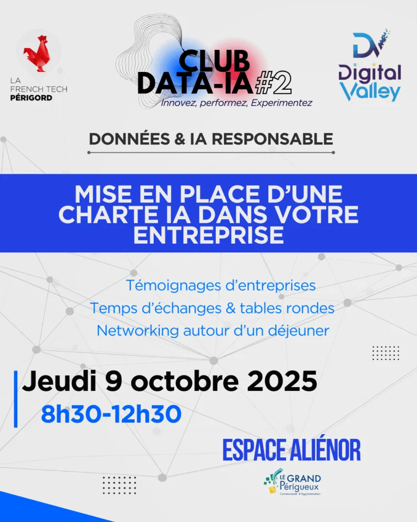 Affiche : Club Data-IA #2 — Données et IA responsable