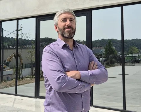 Guillaume Grall dans les locaux de Digital Valley